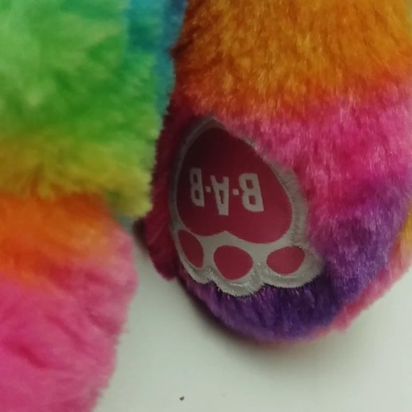 Build a Bear Rainbow Kitty Cat 15" Plush Stuffed - Picture 5 of 7